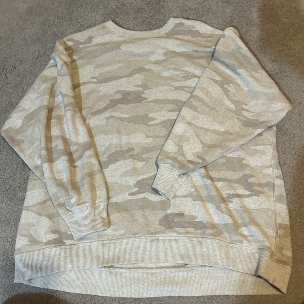 American Eagle Outfitters Women's Camouflage Sweater